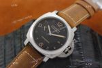 Swiss Grade Luminor Marina Panerai Watch Black Face Stainless Steel Case